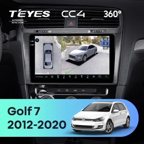 Штатная магнитола Teyes CC4 360 8/128 Volkswagen Golf 7 MK7 (2012-2020) F1