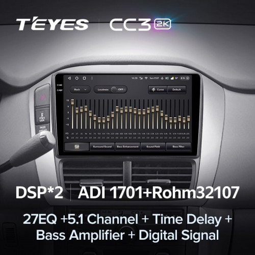 Штатная магнитола Teyes CC3 2K 360 6/128 Honda Pilot 1 (2005-2008)