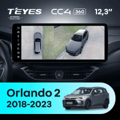 Штатная магнитола Teyes CC4 12.3" 360 6/64 Chevrolet Orlando 2 (2018-2023) Тип-A