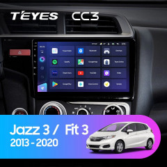 Штатная магнитола Teyes CC3 4/64 Honda Jazz 3 (2013-2020) Тип-B