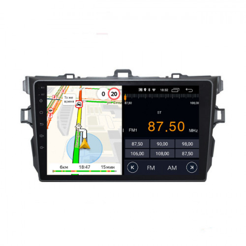 Штатная магнитола Parafar PF692LTX Toyota Corolla 2008-2010 (Black)