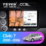 Штатная магнитола Teyes CC3L 4/64 Honda Civic 7 (2000-2006) F1