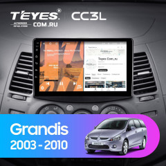 Штатная магнитола Teyes CC3L 4/64 Mitsubishi Grandis 1 (2003-2010) F1