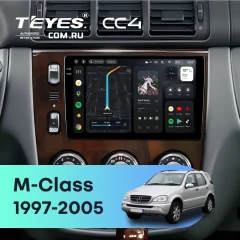 Штатная магнитола Teyes CC4 6/64 Mercedes ML W163 (1997-2005) (дерево)