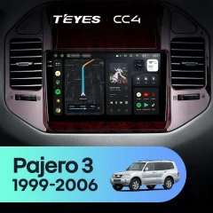 Штатная магнитола Teyes CC4 6/64 Mitsubishi Pajero 3 V70 V60 (1999-2006)