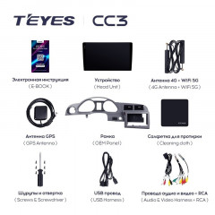 Штатная магнитола Teyes CC3 4/32 Audi RS6 2 (2007-2012)