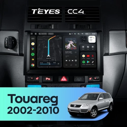 Штатная магнитола Teyes CC4 8/128 Volkswagen Touareg GP (2002-2010) F1