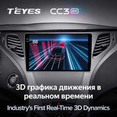 Штатная магнитола Teyes CC3 2K 6/128 Hyundai Azera 2 (2011-2014)