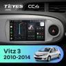 Штатная магнитола Teyes CC4 8/128 Toyota Vitz 3 (2010-2014) Правый руль
