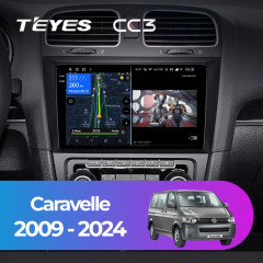 Штатная магнитола Teyes CC3 4/64 Volkswagen Caravelle (2009-2024)