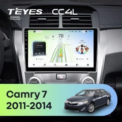 Штатная магнитола Teyes CC4L 4/64 Toyota Camry 7 XV 50 55 (2011-2014) (черная) F2