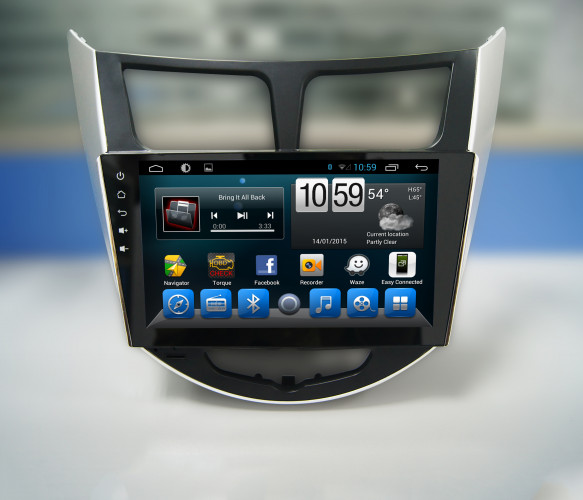 Штатная магнитола Carmedia KR-9020-T8 Hyundai Solaris (2011-2016)