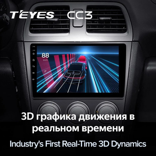 Штатная магнитола Teyes CC3 4/64 Subaru Impreza GD GG (2002-2007)