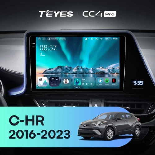 Штатная магнитола Teyes CC4 Pro 12/256 Toyota C-HR 1 (2016-2023) F2