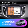 Штатная магнитола Teyes CC3 6/128 Hyundai Creta 1 (2015-2019) с кнопками