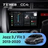 Штатная магнитола Teyes CC4 8/128 Honda Jazz 3 (2015-2020) Тип-B Правый руль