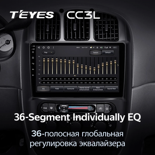 Штатная магнитола Teyes CC3L 4/64 Chrysler Town & Country 4 RS (2000-2007) Тип-A