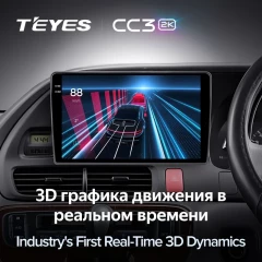 Штатная магнитола Teyes CC3 2K 6/128 Honda Odyssey RL1 (1998-2004) Тип-B Правый руль
