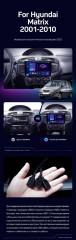 Штатная магнитола Teyes CC3 6/128 Hyundai Matrix (2001-2010)