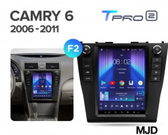 Штатная магнитола Tesla style Teyes TPRO 2 6/128 Toyota Camry 6 XV 40 (2006-2011) F2