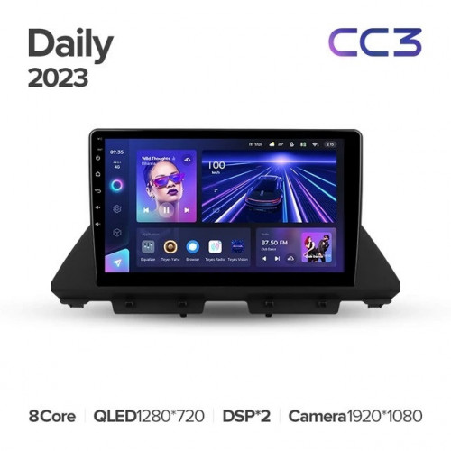 Штатная магнитола Teyes CC3 6/128 Iveco Daily (2023-2024)