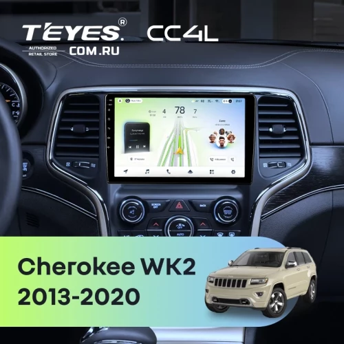 Штатная магнитола Teyes CC4L 4/64 Jeep Grand Cherokee WK2 (2013-2020) F3