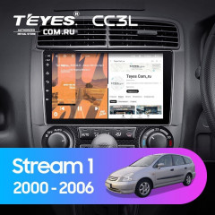 Штатная магнитола Teyes CC3L 4/32 Honda Stream 1 (2000-2006)