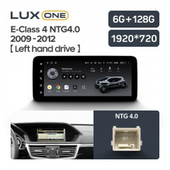 Штатная магнитола Teyes LUX ONE 6/128 Mercedes-Benz E-Class 4 W212 S207 A207 S212 C207 (NTG 4.0) (2009-2012) F1