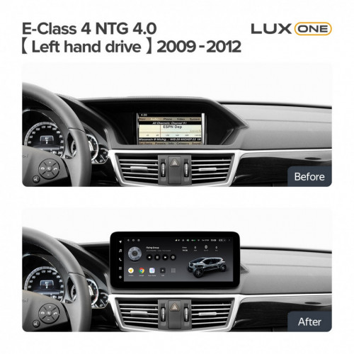 Штатная магнитола Teyes LUX ONE 6/128 Mercedes-Benz E-Class 4 W212 S207 A207 S212 C207 (NTG 4.0) (2009-2012) F1