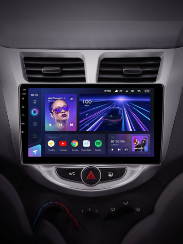 Штатная магнитола Teyes CC3 6/128 Hyundai Solaris 1 (2010-2016) F1