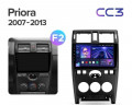 Штатная магнитола Teyes CC3 6/128 Lada Priora 1 (2007-2013) F2 (черная)