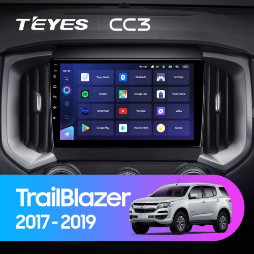 Штатная магнитола Teyes CC3 4/32 Chevrolet TrailBlazer (2017-2019)