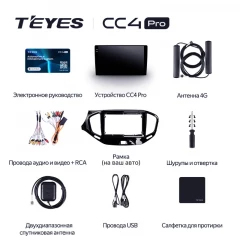 Штатная магнитола Teyes CC4 Pro 8/128 Opel Vivaro C (2019-2024)