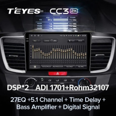 Штатная магнитола Teyes CC3 2K 360 6/128 Honda Accord 9 CR (2012-2018)
