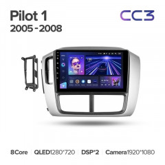 Штатная магнитола Teyes CC3 6/128 Honda Pilot 1 (2005-2008)