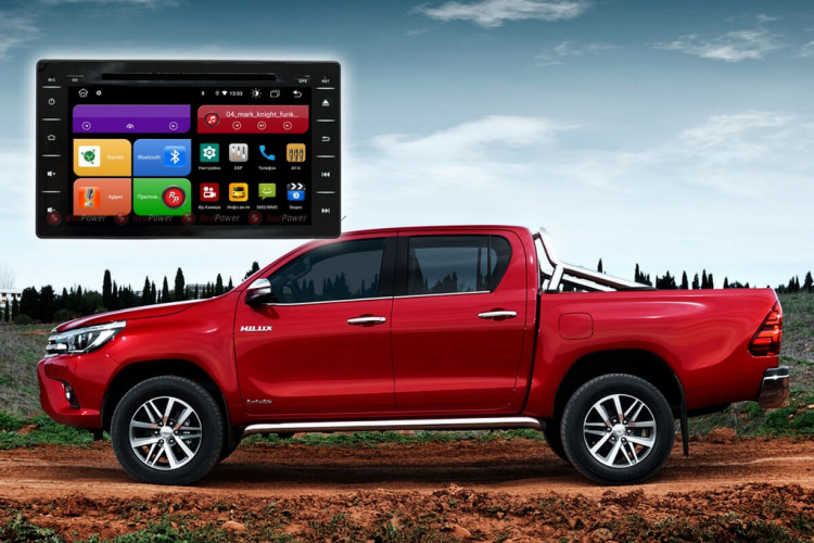 Штатная магнитола Redpower 61186 Toyota Hilux 8 (2015+) DVD