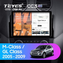 Штатная магнитола Teyes CC3 2K 4/64 Mercedes-Benz ML-Class (2005-2009) F1 (11")