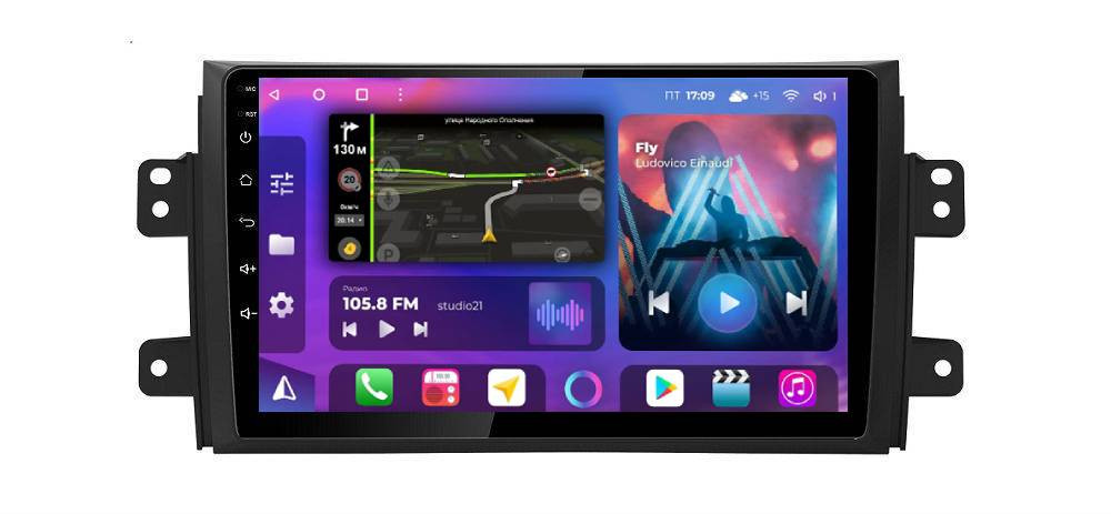 Штатная магнитола FarCar TM124M Suzuki Sx-4 2006-2014