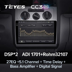 Штатная магнитола Teyes CC3 2K 6/128 Volkswagen Touran 1 (2003-2010)