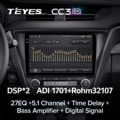 Штатная магнитола Teyes CC3 2K 4/32 Toyota Avensis 3 (2015-2018) F2
