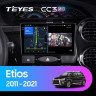 Штатная магнитола Teyes CC3 2K 4/32 Toyota Etios (2011-2021)