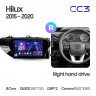 Штатная магнитола Teyes CC3 6/128 Toyota Hilux Pick Up AN120 (2015-2020) Правый руль