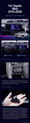 Штатная магнитола Teyes CC3 6/128 Toyota Hilux Pick Up AN120 (2015-2020) Правый руль