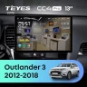 Штатная магнитола Teyes CC4 Pro 12/256 Mitsubishi Outlander 3 GF0W GG0W (2012-2018) Тип-B (13")