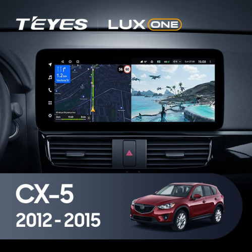 Штатная магнитола Teyes LUX ONE 360 6/128 Mazda CX-5 (2012-2015) Тип-A