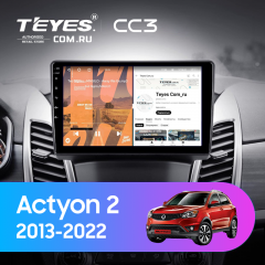 Штатная магнитола Teyes CC3 4/32 SsangYong Actyon 2 (2013-2022) (0din)