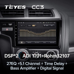 Штатная магнитола Teyes CC3 4/64 Honda Fit 3 GP GK (2013-2020) Тип-В