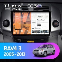 Штатная магнитола Teyes CC3 2K 4/64 Toyota RAV4 3 XA30 (2005-2016) F1 (11")