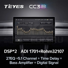 Штатная магнитола Teyes CC3 2K 4/64 Toyota Camry 7 XV 50 55 (2012-2014) Америка (13")