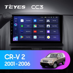 Штатная магнитола Teyes CC3 4/64 Honda CR-V 2 (2001-2006)